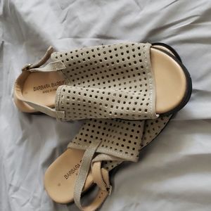 Barbara Barbieri Suede Sandals 8